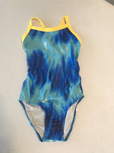 Load image into Gallery viewer, Girls Swimmers - V-Back Racer Tie Dye
