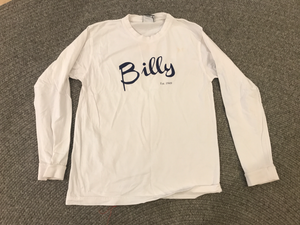 Billy White Long Sleeve T-Shirt